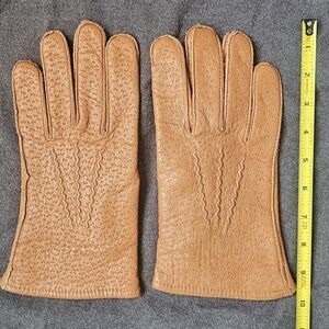 Ritzee Vintage Tan Leather Men's Gloves